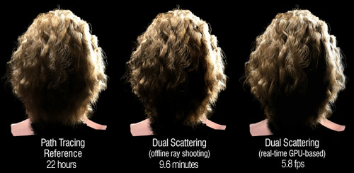 A complicated hair model