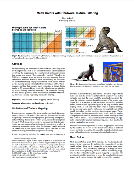 Example 02.02: Texture filtering & MIP mapping